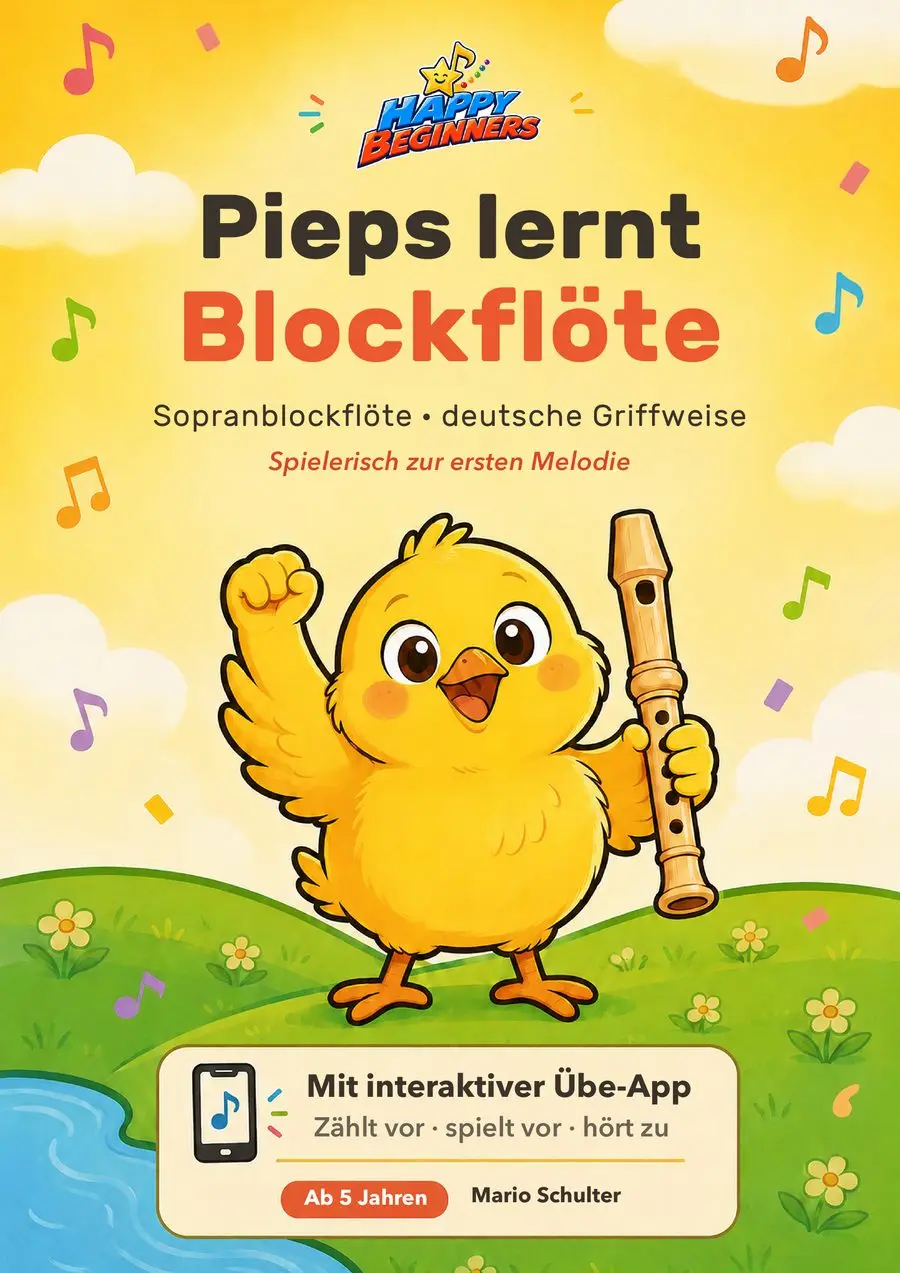 Pieps lernt Blockflöte